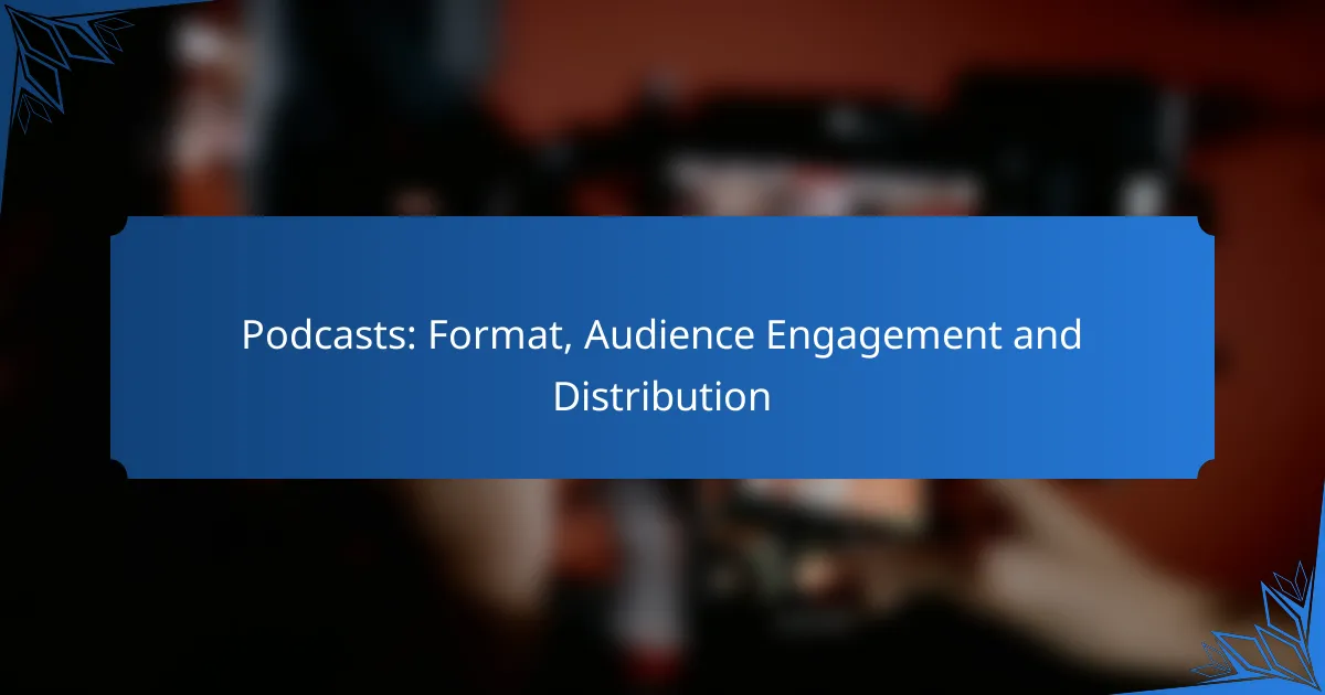 Podcasts: Format, Audience Engagement and Distribution
